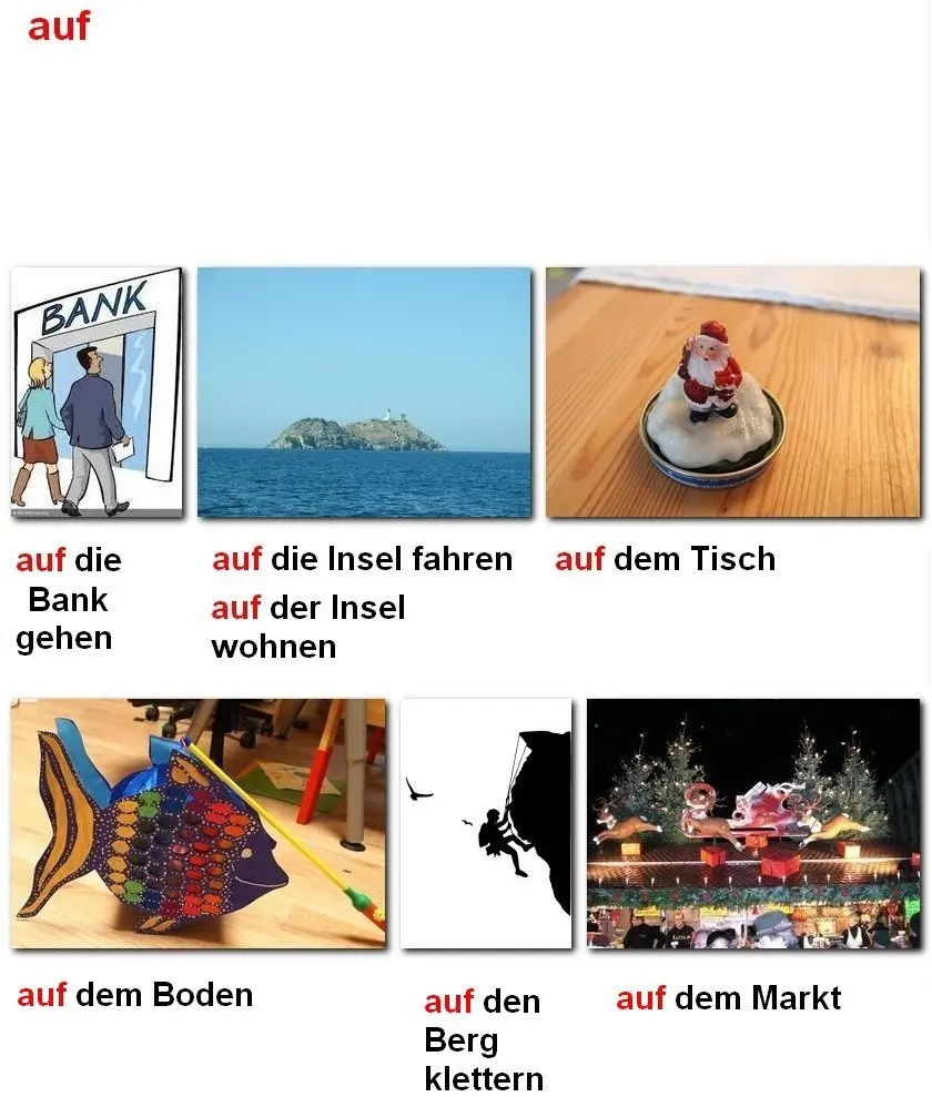 local prepositions  in german auf